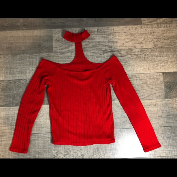 Red too long sleeve sexy - Picture 1 of 3